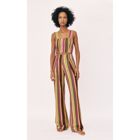 Striped Wide Leg Pants for Women - Picture 4 of 9